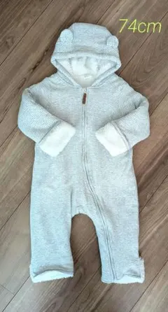 H&M ベビー服 フード付きアウター 6-9M　74cm