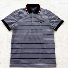 極美品　キャロウェイ　ポロシャツ　ゴルフ　グレー　M