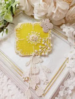 ☆ハンドメイド☆ミナペルホネン※ブローチ&コサージュ　バッグチャームにも♡