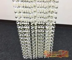 クリアビーズのれん約90cm幅 x 180cm長 2本 - メルカリ