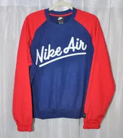 NIKE AIR CREW NSW フリース TOP 赤・青　トップス　XL