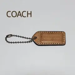 COACH コーチ レザー タグチャーム ミニ キーホルダー