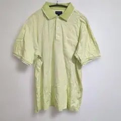 BURBERRY GOLF ポロシャツ L 淡い黄色緑
