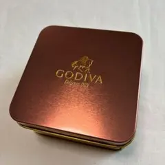 GODIVA チョコレート缶　缶のみ　スクエア缶　小物入れ