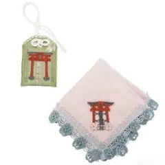 元町嚴島神社コラボレーションハンカチ(ブルー) 元町本店、オンライン限定品 元町嚴島神社コラボレーションハンカチ(ブルー) - メルカリ