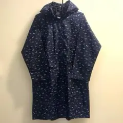 motherways レインコート 150cm ネイビー リボン柄 収納袋付のサムネイル