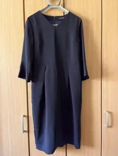 ボールジィ ポリエステルストレッチタフタ タックギャザーワンピース