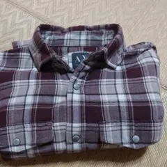 Armani Exchange　A|Xチェック柄長袖シャツ　　メンズ 綿100％のサムネイル