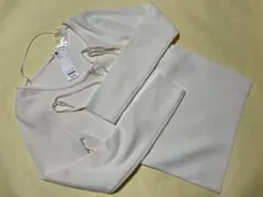 新品未使用 GU 2ピース クロップドカーデガン L