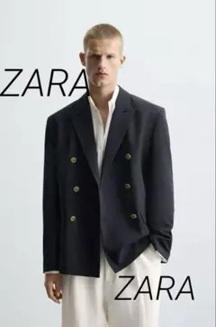 ZARA ZW COLLECTION ダブルプレストブレザージャケット　美品