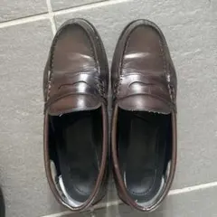 学生ローファー ダークブラウン