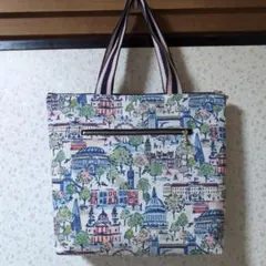 30cmファスナーバック、6cmマチ