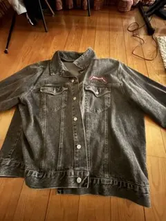グレー デニムジャケット