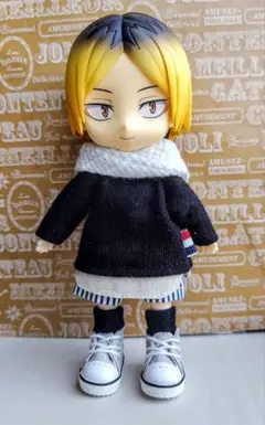 ●桃缶●no.137　冬服黒4点セット　ねんどろいどどーる