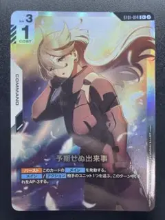 予期せぬ出来事パラレル