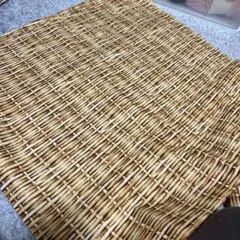 綿プリント　カゴ柄　１メール