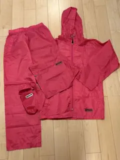 OUTDOOR レインウエア　レインコート　上下　ピンク　150センチ
