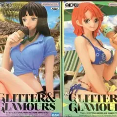 ワンピース GLITTER&GLAMOURS ナミ ロビン フィギュア 新品のサムネイル