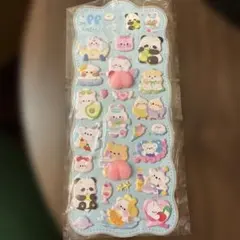 動物キャラクター立体おしりシールステッカー