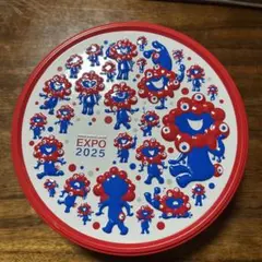 【空き缶です！】EXPO 2025 クッキー 缶入り　ミャクミャク　大阪万博