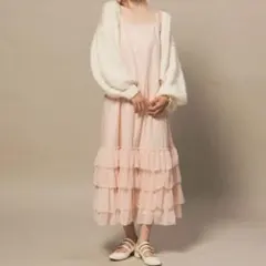 ヌキテパ Poly Dupion Frill Dress - メルカリ