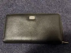 DOLCE&GABBANA ラウンドファスナー長財布 ブラックのサムネイル