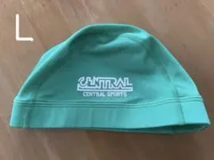 セントラルスポーツ　水泳帽　緑（Lサイズ）