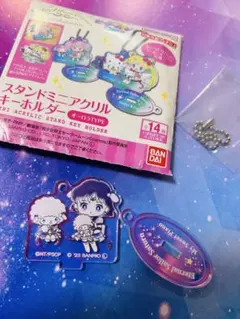 セーラームーン サンリオ　スタンドミニアクリルキーホルダー　セーラームサターン