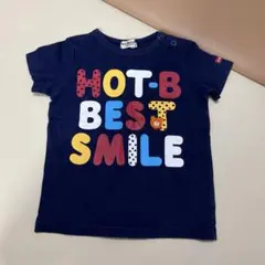 Hot Biscuits 半袖Tシャツ ネイビー 90cmのサムネイル