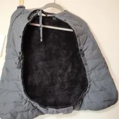 BabyHopper 抱っこ紐カバー グレー フード付き