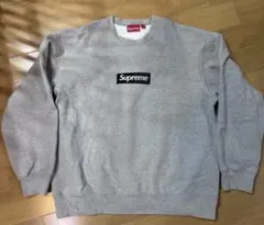 supreme box logo crewneck 15aw ヘザーグレー - メルカリ