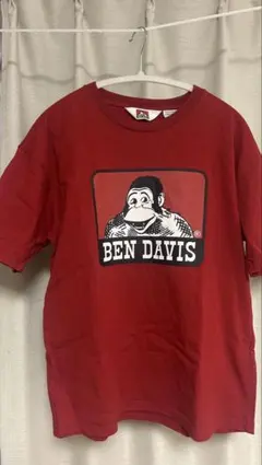 BEN DAVIS 半袖Tシャツ レッド Mサイズのサムネイル