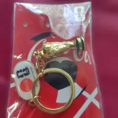 【レア】Coca-Cola FIFA ワールドカップ トロフィー キーホルダーのサムネイル