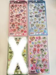 うるちゅるポップシール パワパフガールズ 3枚セット