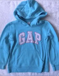 GAP kids 水色 フード付きトレーナー5year
