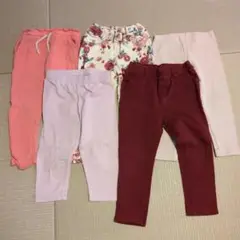 女の子　長ズボン　90cm　×　5枚