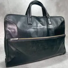 PORTER ポーター 美品 ブリーフケース ビジネスレザー 黒 紺 1072
