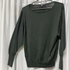秋も大活躍！ユニクロの薄手のセーター　ドルマン　ウール100%