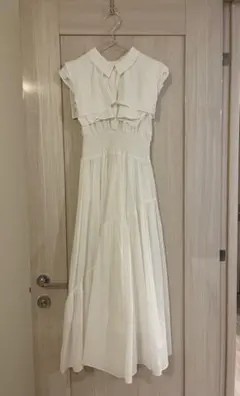 AND COUTURE (アンド クチュール) 白ワンピース