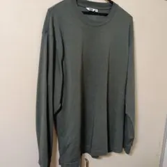 UNIQLO U 長袖カットソー XL グレー　クルーネック　エアリズムコットン