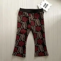 しまむら コラボ midmile むくぞー 花柄パンツ 90