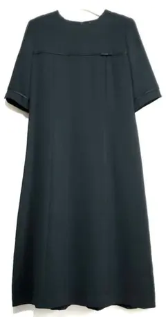 【美品】大きいサイズ 13号 ブラックフォーマル ワンピース 喪服 礼服