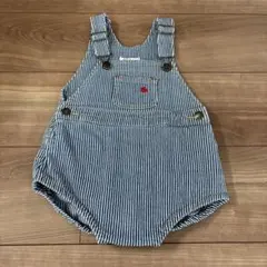poloラルフローレン　ヒッコリーストライプ ベビー ロンパース 80cmのサムネイル