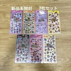 プチドロップステッカー　シール　ズートピア　ミニー　おさるのジョージ　7種