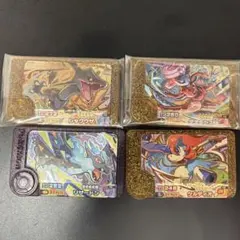 ポケモンフレンダ　4枚セット　リザードン、レックウザ、デオキシス、ケルディオ