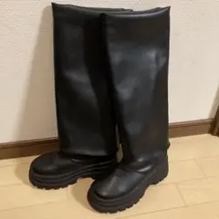 新品　厚底ロングブーツ　Ｍ
