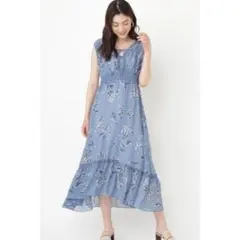 【美品】JILL STUART ジルスチュアート トーンフラワーワンピース