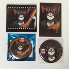 鬼滅の刃　ダイニング　お楽しみくじ　缶バッジ　チェキ　クリアカード　鳴女