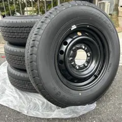 ハイエース 7型 純正スチールホイール＋タイヤ 新車外し 2025年製 ハイエース 7型 純正スチールホイール＋タイヤ 新車外し 2025年