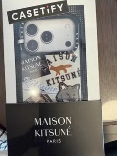 完売品MAISON KITSUNÉ casetify iPhone17 pro - メルカリ